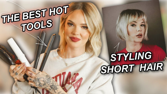 BEST HAIR STYLING TOOLS FOR SHORT HAIR (and growing your hair out) // Mallory1712