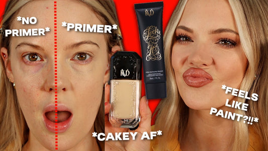 KVD Beauty Good Apple Full Coverage Serum Foundation and Lock It Pore Refining Hydrating Primer Review