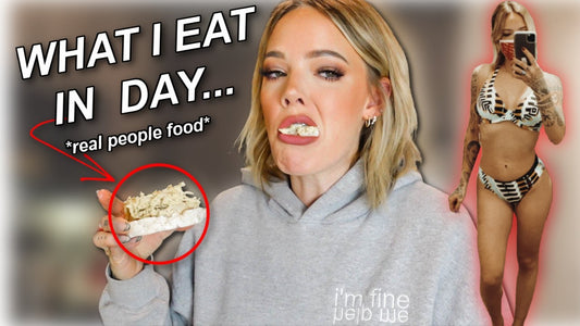 WHAT I EAT IN A DAY (for real) COUNTING MACROS // immallorybrooke