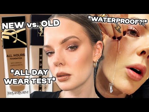 NEW YSL ALL HOURS FOUNDATION RE-FORMULATION vs. THE OLD FORMULA!!! Dry Skin, is it transferproof?!!!