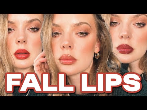 FALL LIPSTICKS LIP LINERS & LIPGLOSSES The perfect lipstick combinations for the fall season