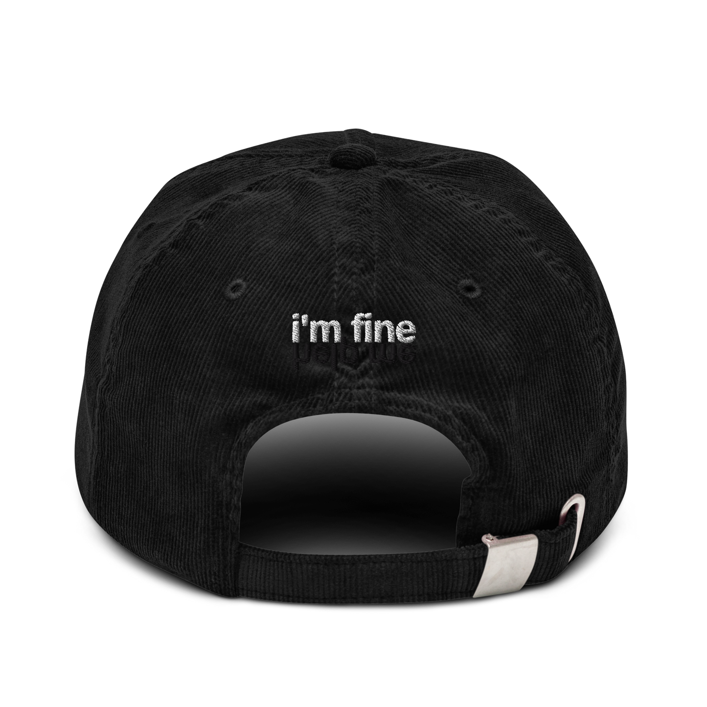 I'm Fine Help Me Cord Hat